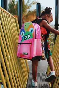 Monster Squad Backpack (pink)