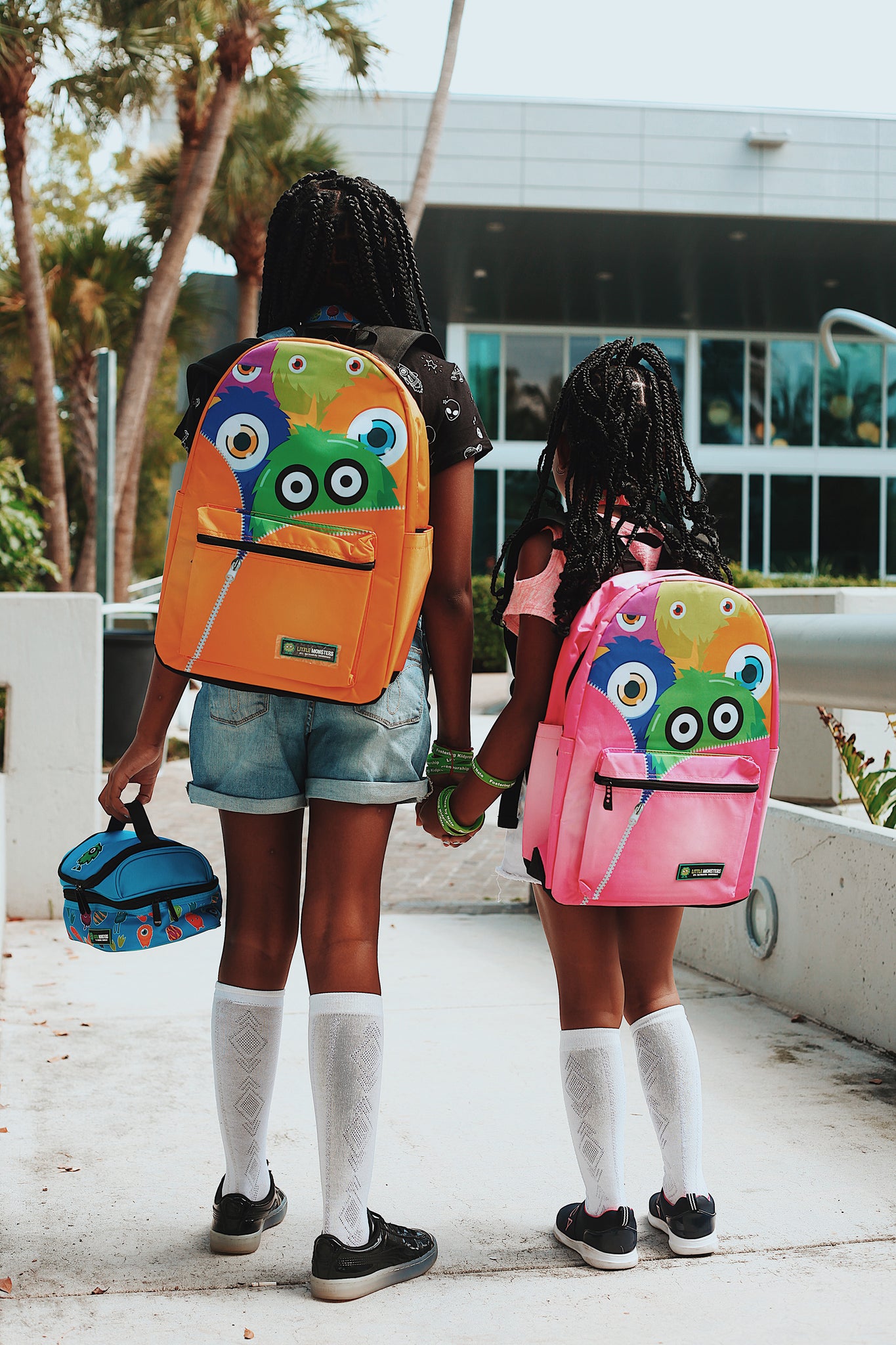 Monster Squad Backpack orange Little Monsters by Nate