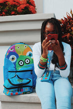 Load image into Gallery viewer, Monster Squad Backpack (blue)
