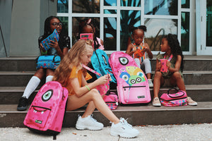 Monster Squad Backpack (pink)