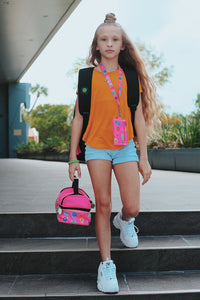 Monster Squad Backpack (pink)