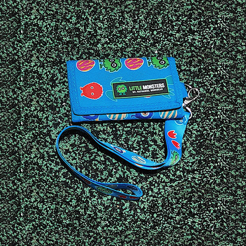 Wallet/Lanyard Combo: Blue