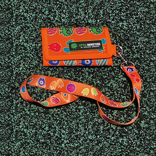 Wallet/Lanyard Combo: Orange